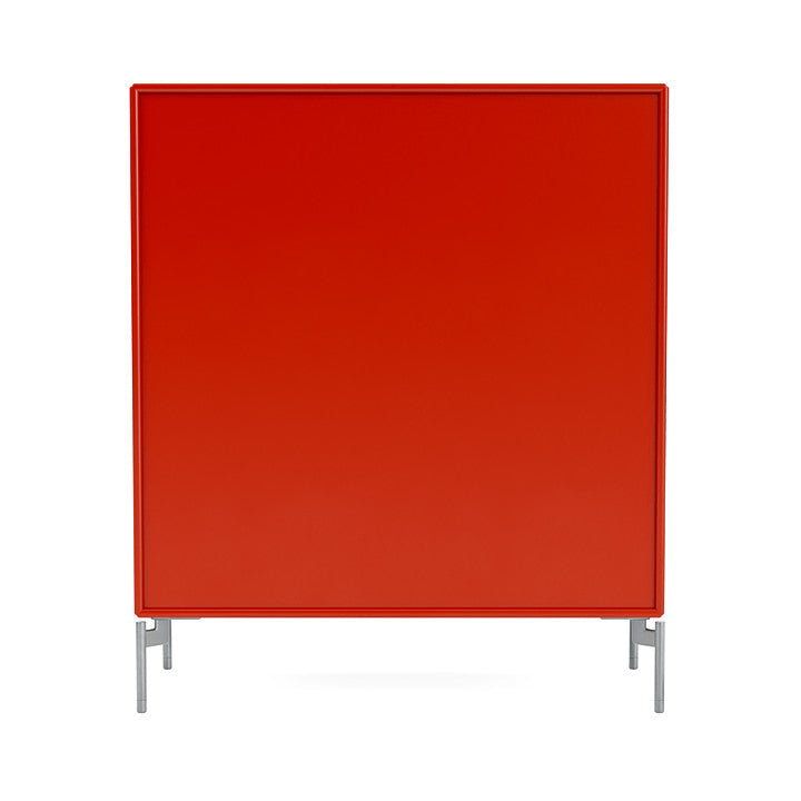 [product_category]-Montana Show Bookcase With Legs, Rosehip/Matt Chrome-Montana Furniture-5715288030551-0000SHOW-145-01-MON-4