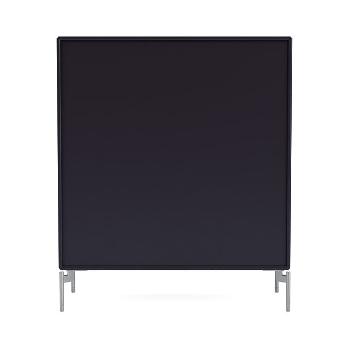 [product_category]-Montana Show Bookcase With Legs, Shadow/Matt Chrome-Montana Furniture-5715288030674-0000SHOW-147-01-MON-4
