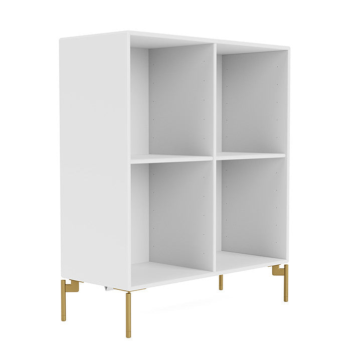 [product_category]-Montana Show Bookcase With Legs, Snow White/Brass-Montana Furniture-5715288031985-0000SHOW-38-09-MON-3