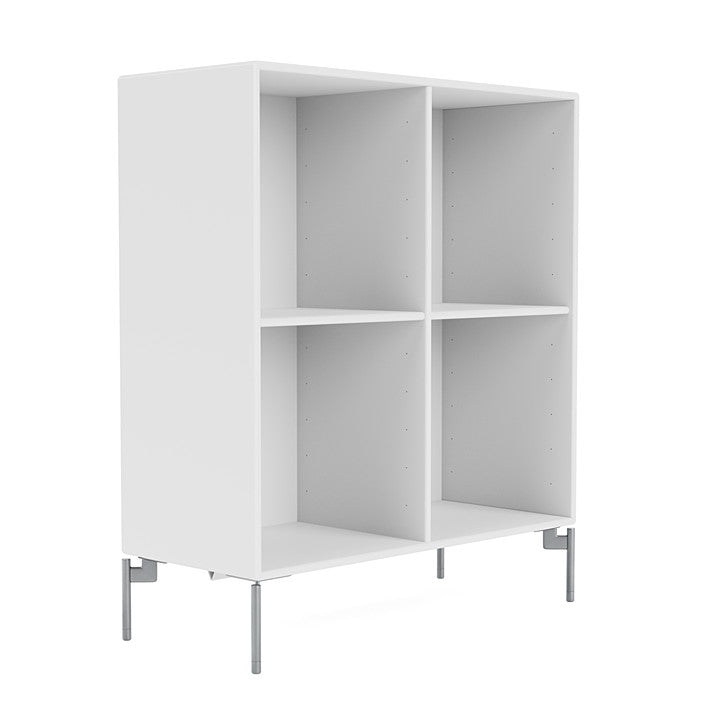 [product_category]-Montana Show Bookcase With Legs, Snow White/Matt Chrome-Montana Furniture-5714322945097-0000SHOW-38-01-MON-3