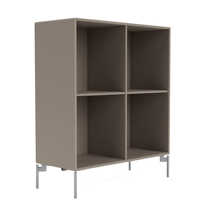[product_category]-Montana Show Bookcase With Legs, Truffle/Matt Chrome-Montana Furniture-5715288030308-0000SHOW-141-01-MON-3