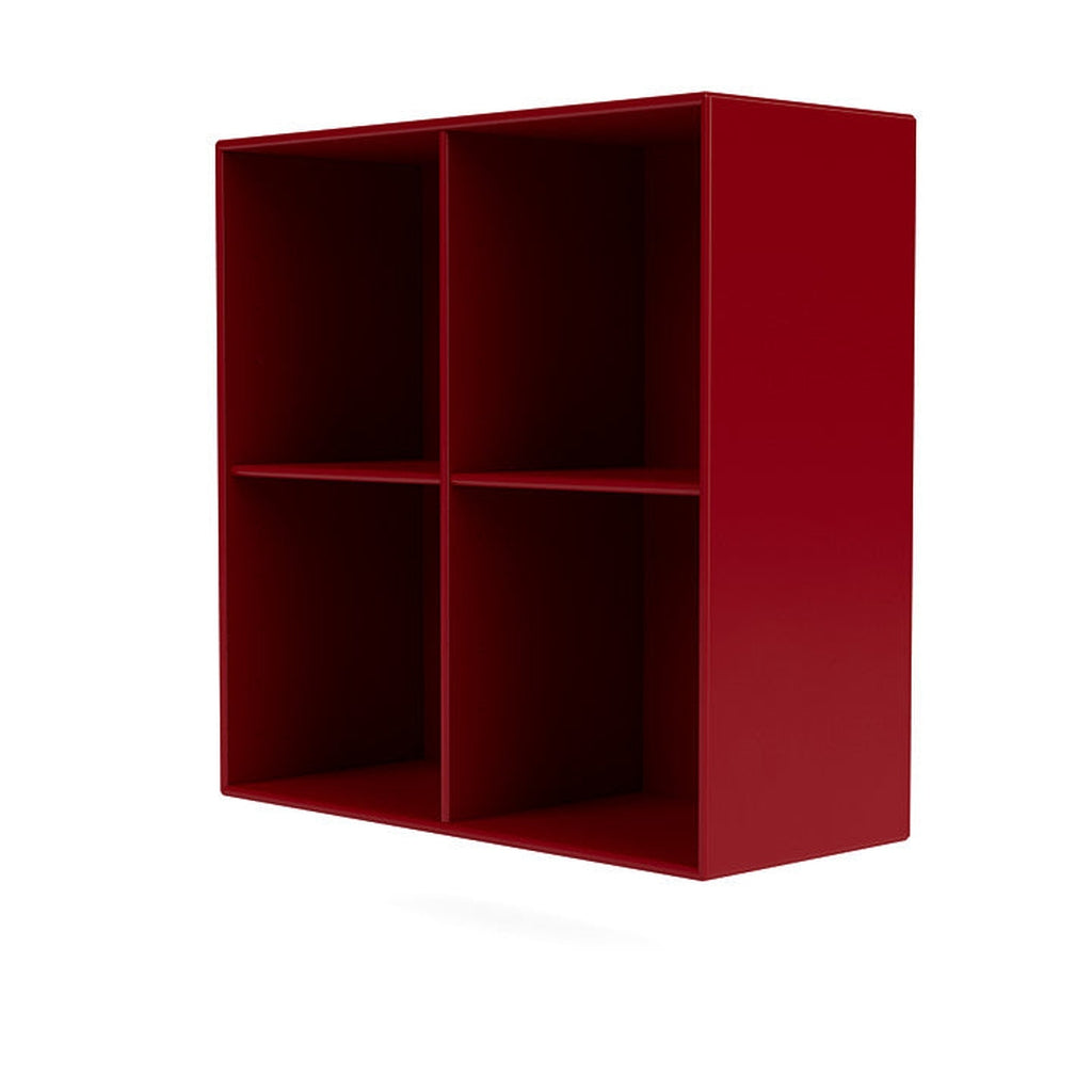 [product_category]-Montana Show Bookcase With Suspension Rail, Beetroot Red-Montana Furniture-5714322743693-0000SHOW-165-04-MON-1
