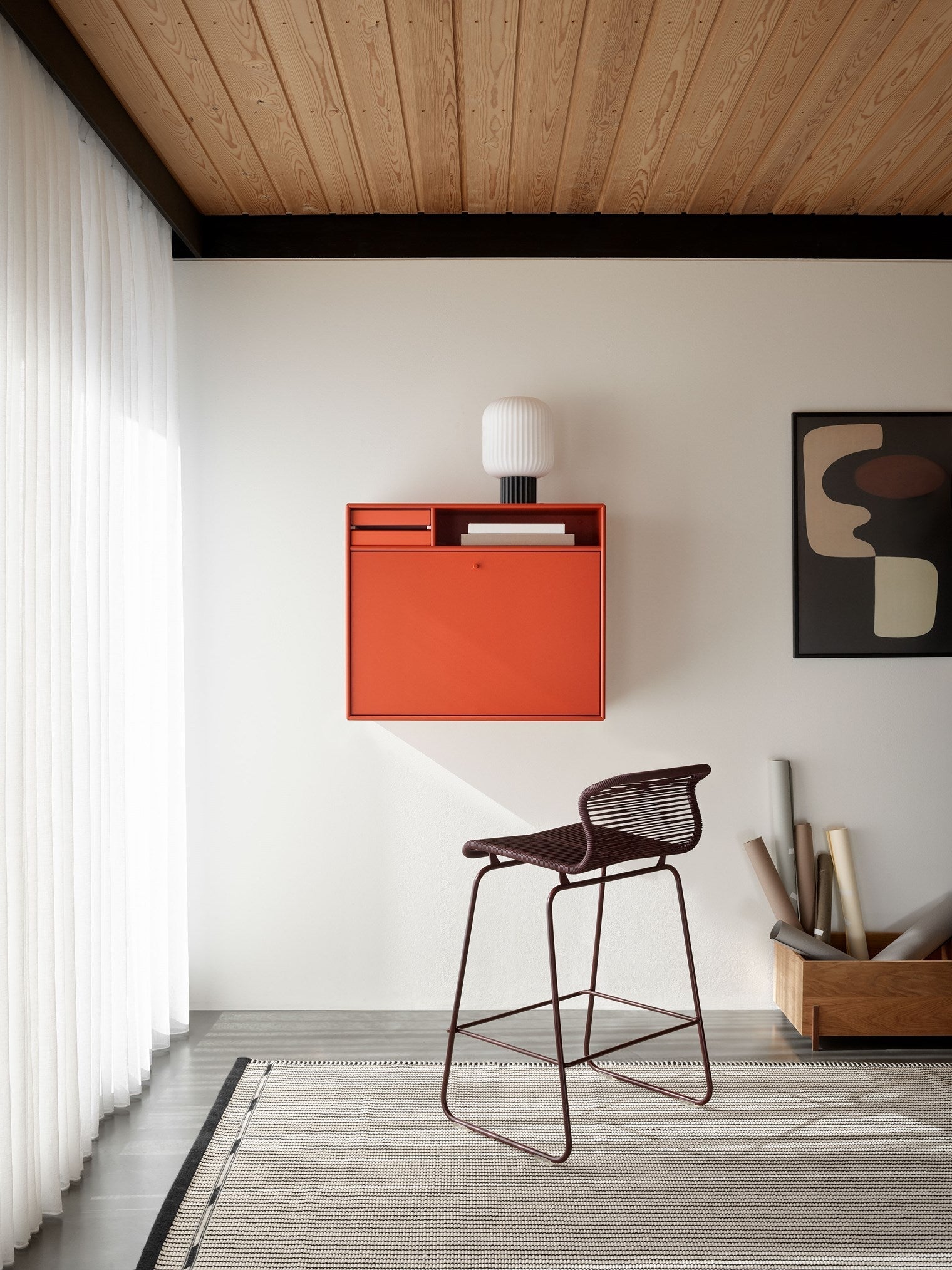 [product_category]-Montana Studio Secretary, Ruby-Montana Furniture-5715288368326-00STUDIO-167-04-MON-5
