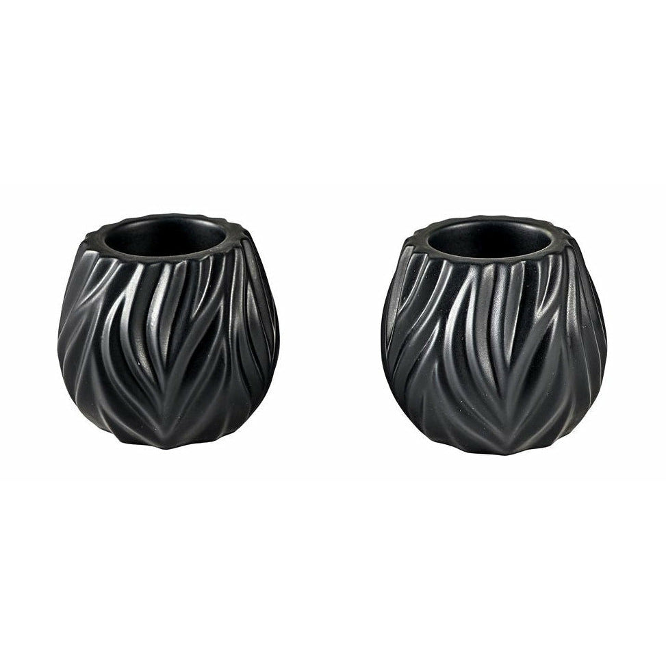 [product_category]-Morsø Flame Tealight Holder Black, 2 Pcs.-Morsø-5722000133636-13363-MOR-1