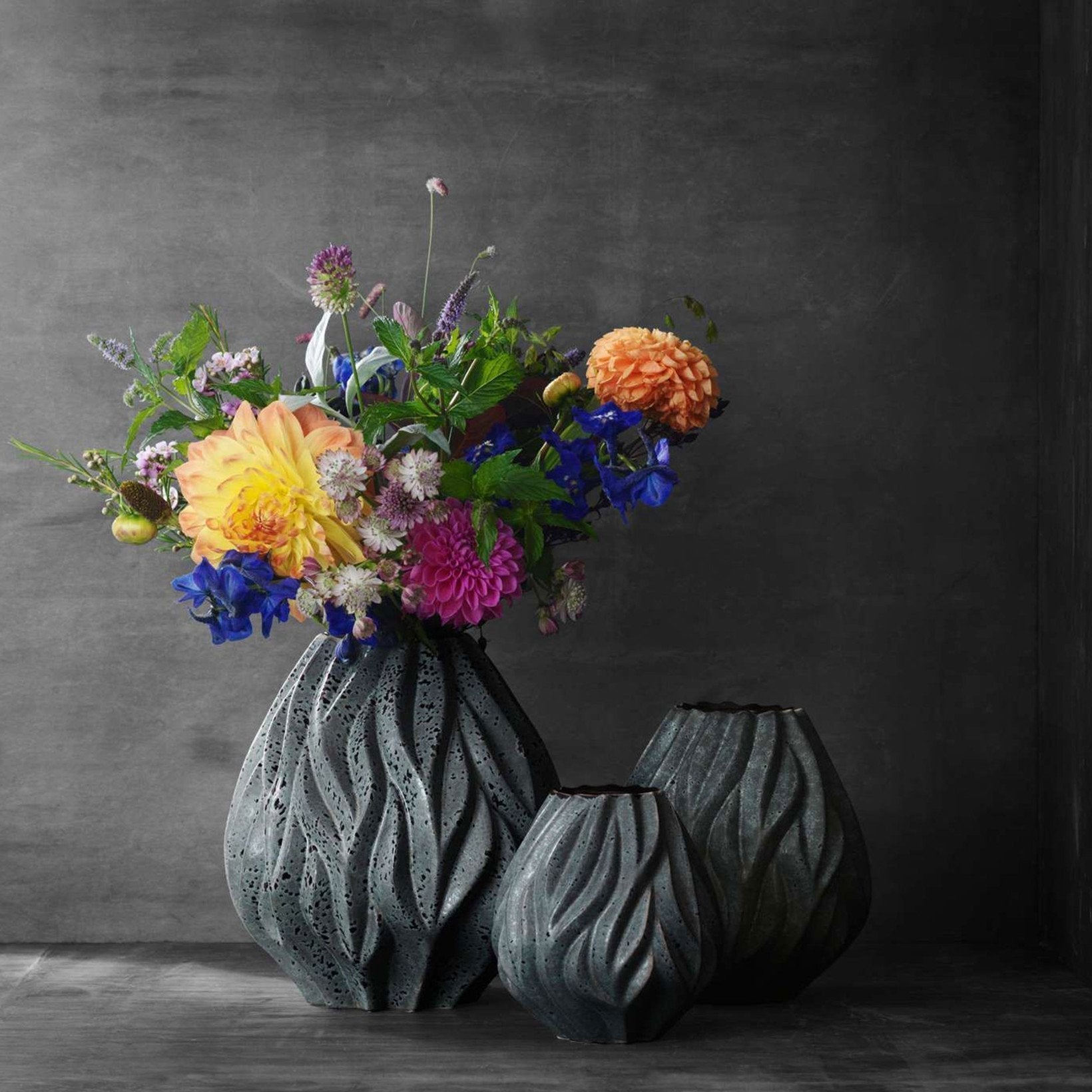 [product_category]-Morsø Flame Vase Black, 19cm-Morsø-5722000108993-10899-MOR-2