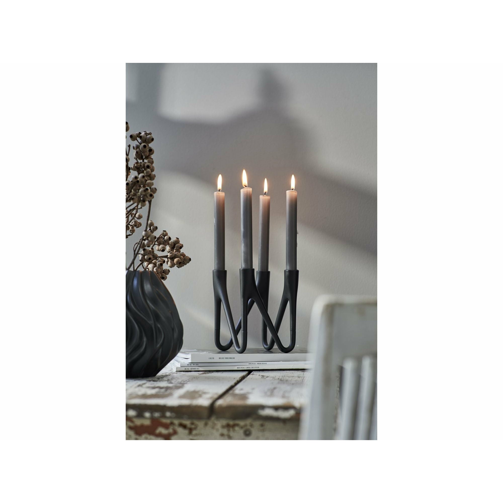 [product_category]-Morsø Roots Candle Holder Black, 4 Arm-Morsø-5722009639870-963987-MOR-13
