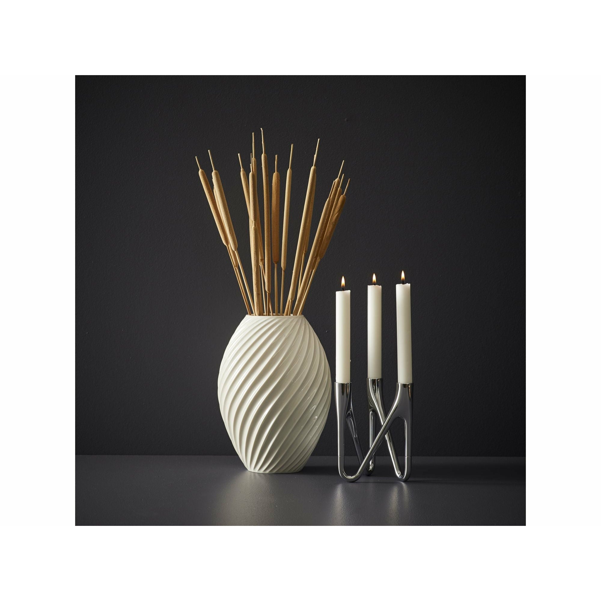[product_category]-Morsø Roots Candle Holder Chrome, 16,5cm-Morsø-5708722271900-963534-MOR-3