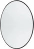 Muubs Copenhagen Wall Mirror Round Black, 80cm