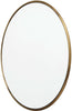 Muubs Copenhagen Wall Mirror Round Brass, 110cm