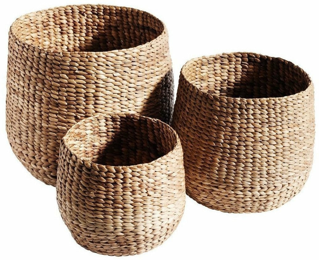 [product_category]-Muubs Round Basket Black (Set Of 3) S+M+L, Natural-Muubs-5711973004371-1123000501-MUU-1