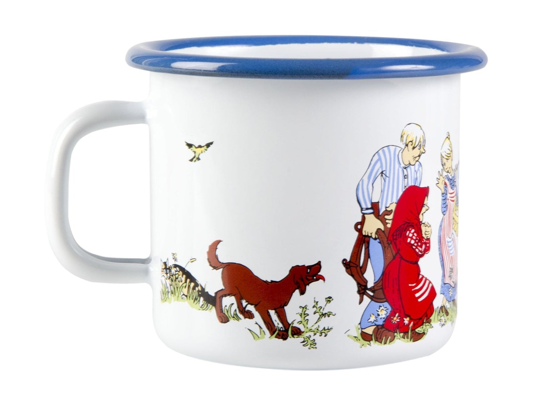 [product_category]-Muurla Emil Of Lönnerberga Enamel Mug, The Family-Muurla-6416114961979-1450-025-04-MUU-1