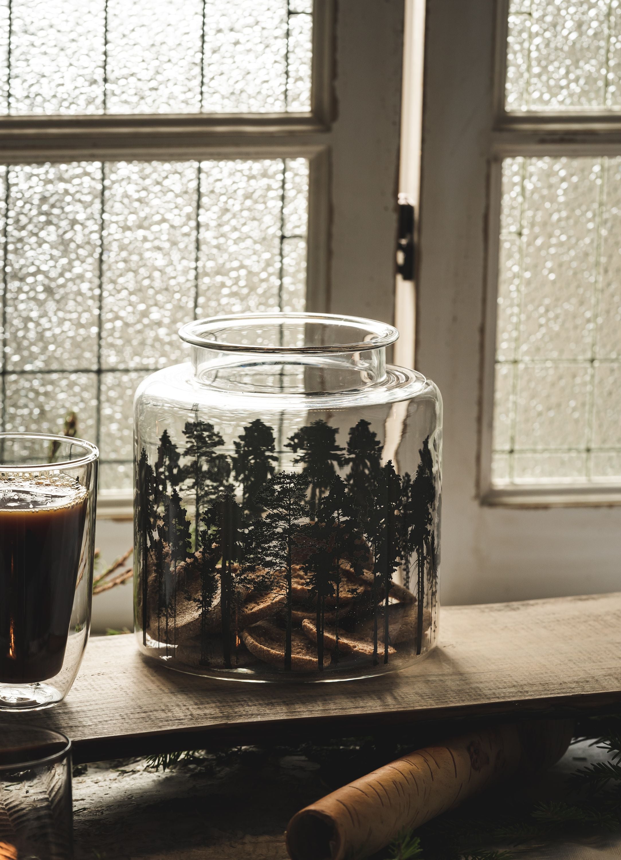 [product_category]-Muurla Glass Jar With Silicone Lid The Forest-Muurla-6416114963188-330-300-00-MUU-3
