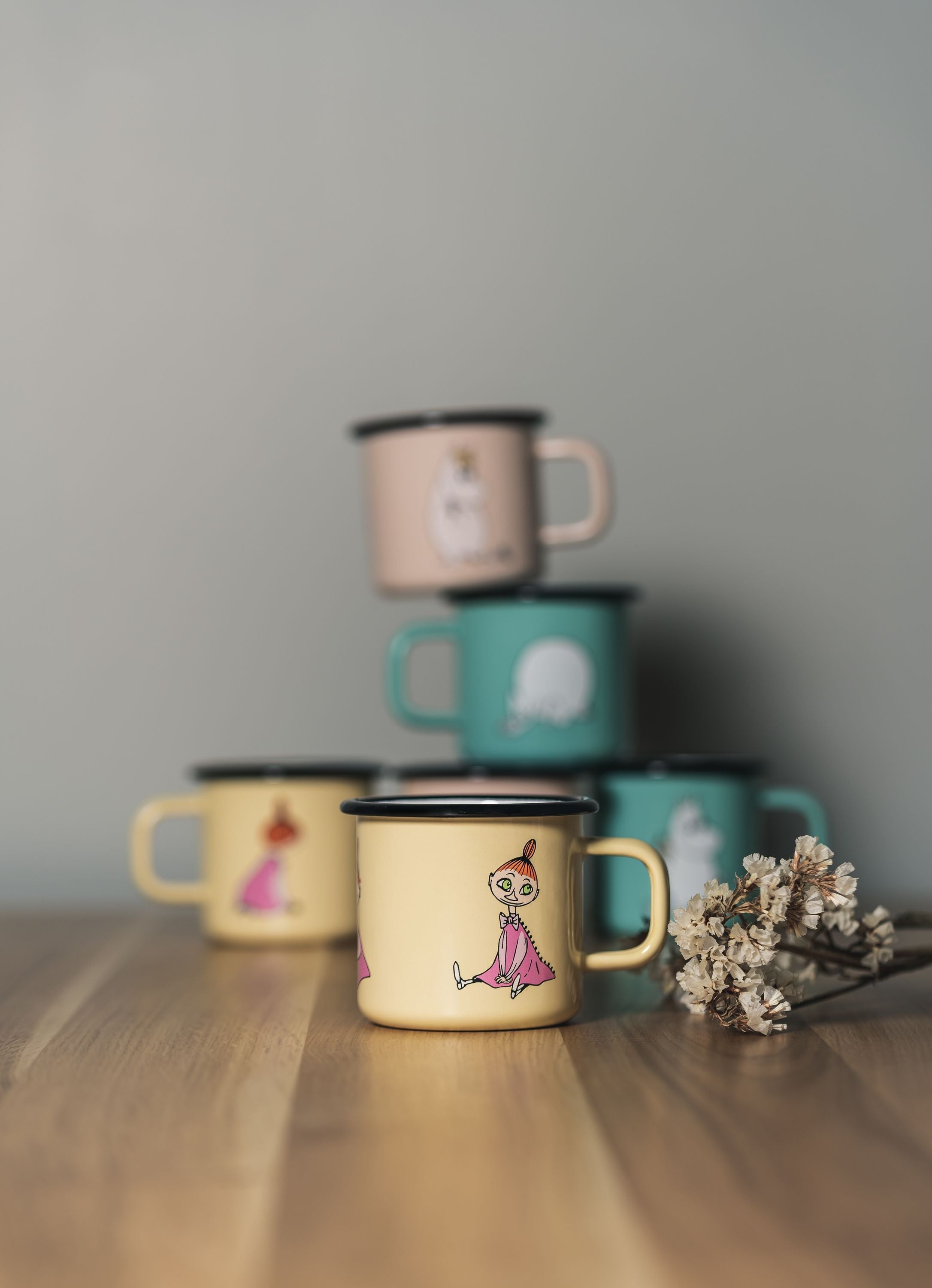 [product_category]-Muurla Moomin Retro Enamel Mug, Moominpappa-Muurla-6416114966363-1701-037-15-MUU-4