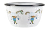 Muurla Pippi Longstocking Enamel Bowl, Pippi And The Horse