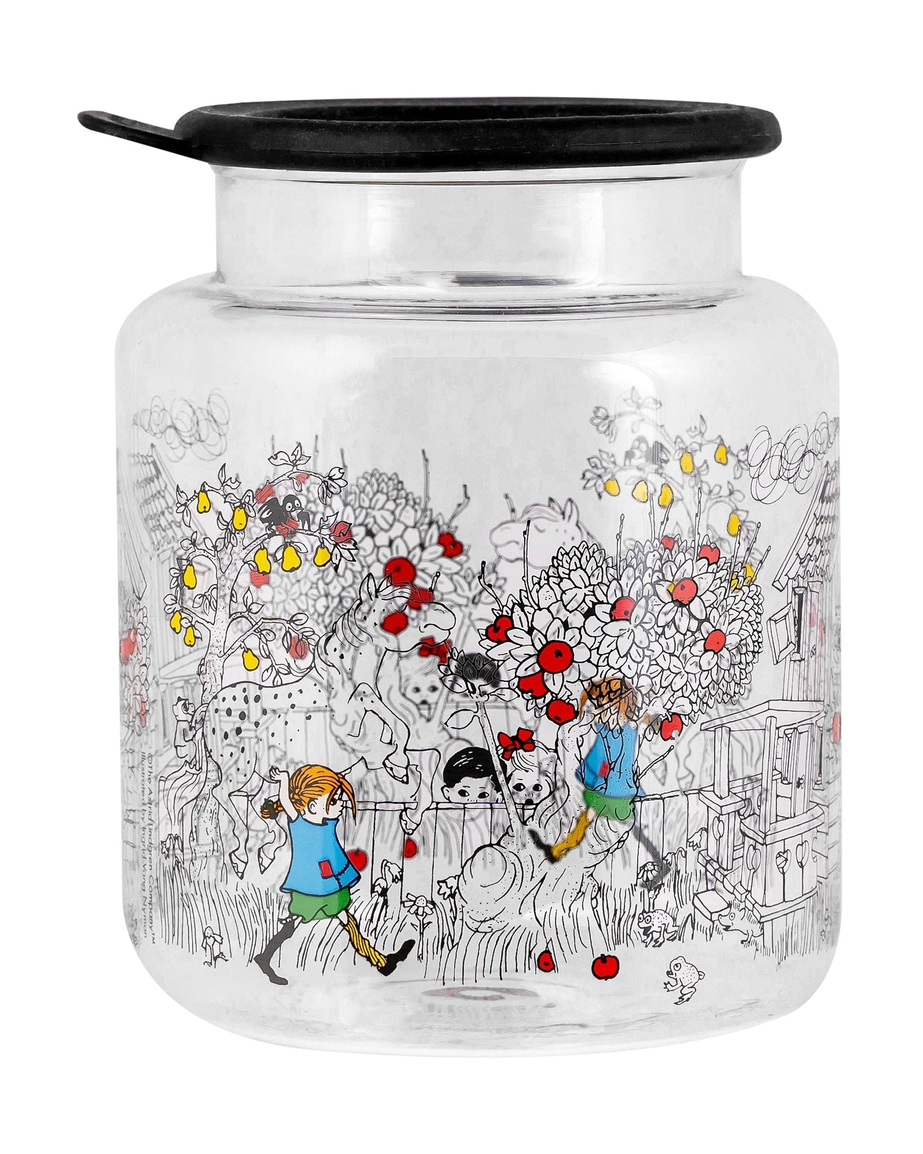 [product_category]-Muurla Pippi Longstocking Glass Jar With Silicone Lid-Muurla-6416114967773-404-200-01-MUU-1