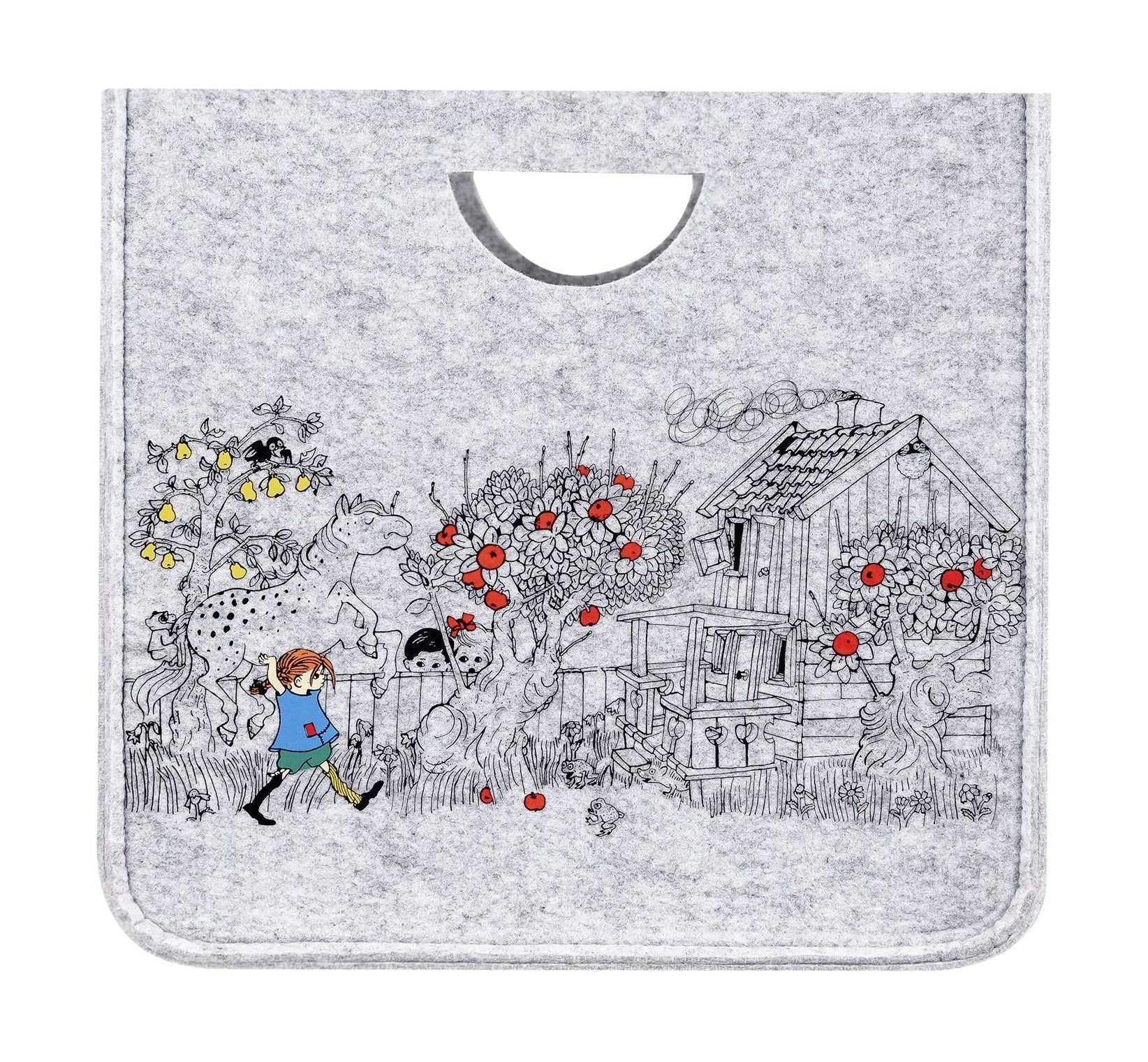 [product_category]-Muurla Pippi Longstocking Storage Basket-Muurla-6416114967766-40-033-01-MUU-1