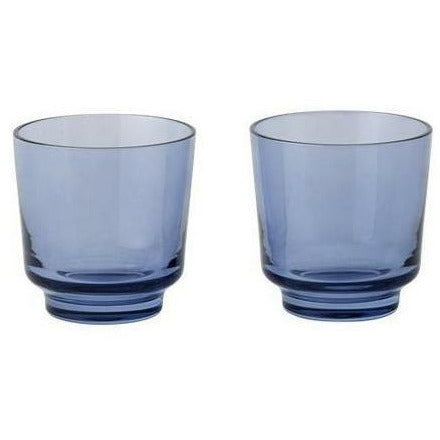 Muuto Løft drikke glas sæt på 20 cl, mørkeblå