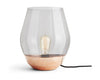  Bowl Table Lamp Raw Copper Smoked