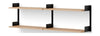 New Works Chamber Shelf 450, Oak Black