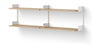 New Works Chamber Shelf 450, Oak/White