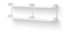 New Works Chamber Shelf 450, White/White