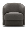 New Works Covent Lounge Chair Narrow, Dark Taupe