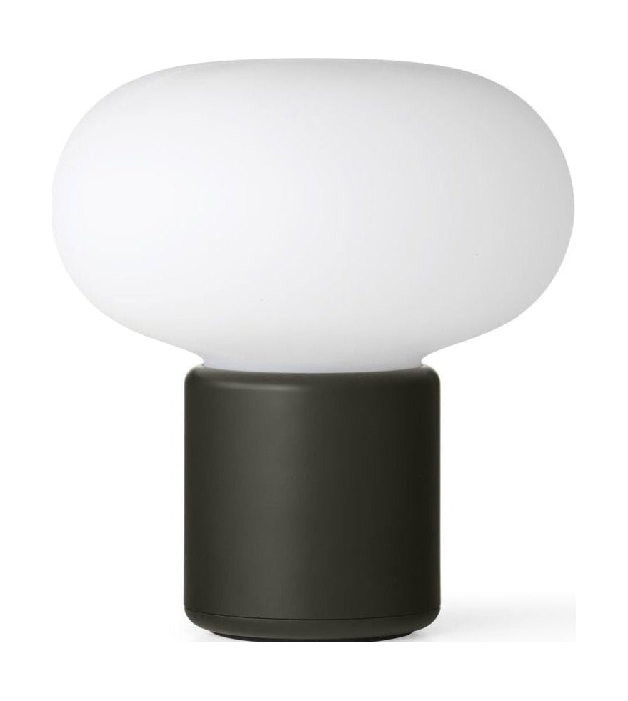 [product_category]-New Works Karl Johan Portable Table Lamp, Forest Green-New Works-5712826220108-22010-NEW-1