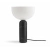 New Works Kizu Table Lamp Black Marquina Marble, Large