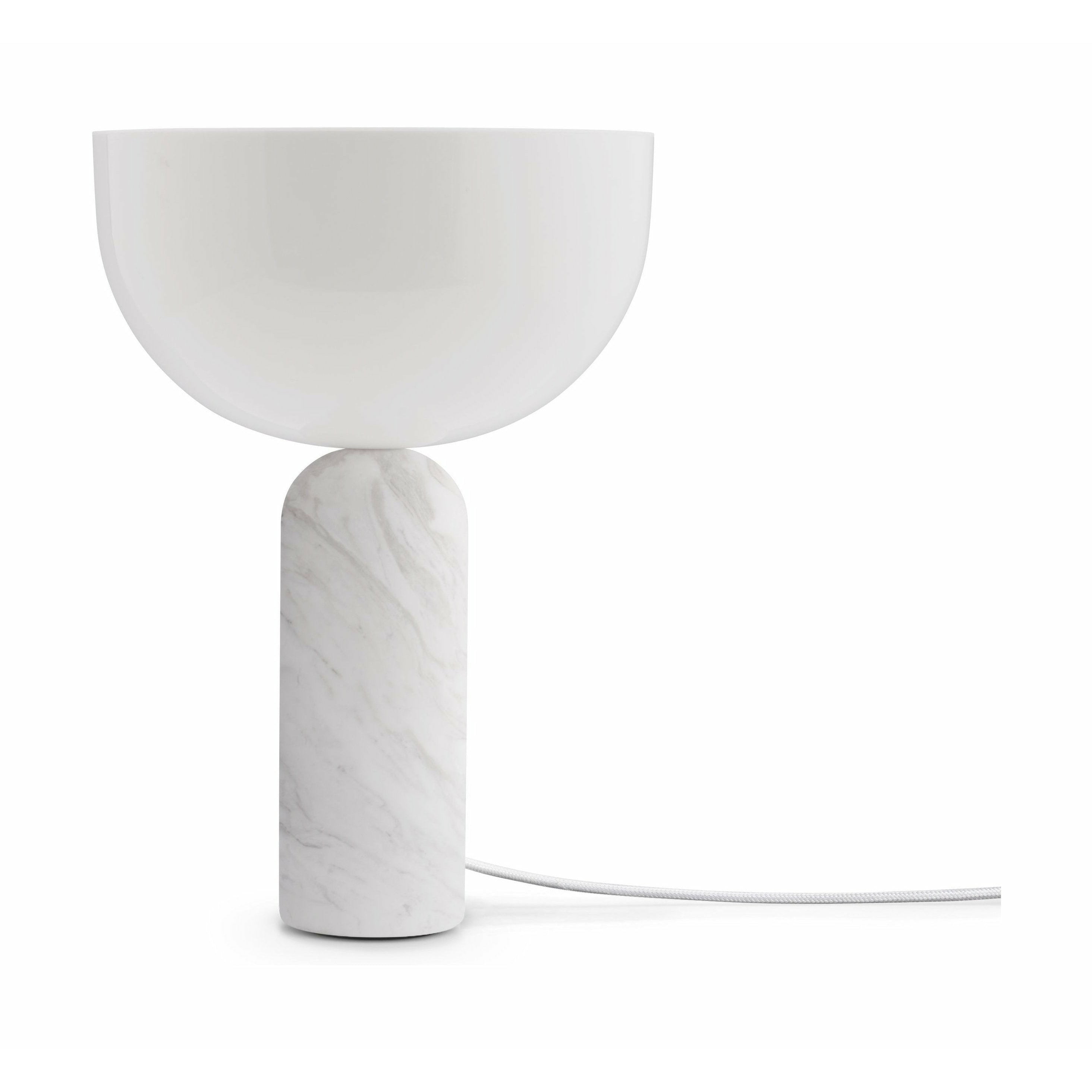 [product_category]-New Works Kizu Table Lamp White Carrara Marble, Small-New Works-5712826204207-20420-NEW-1