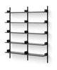 New Works Library Shelf 1900, Black Ash/Black
