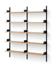 New Works Library Shelf 1900, Oak/Black