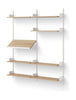 New Works Living Shelf 1900, Oak/White