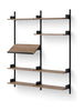 New Works Living Shelf 1900, Walnut/Black