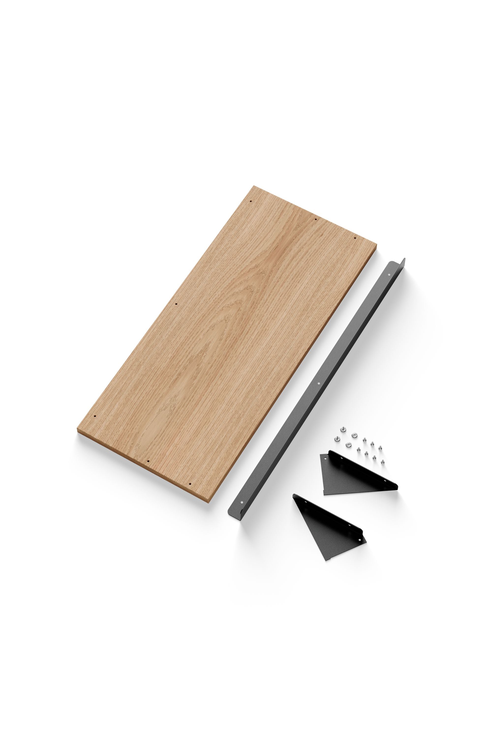[product_category]-New Works Magazine Shelf Kit, Oak/Black-New Works-5712826419618-41961-NEW-2