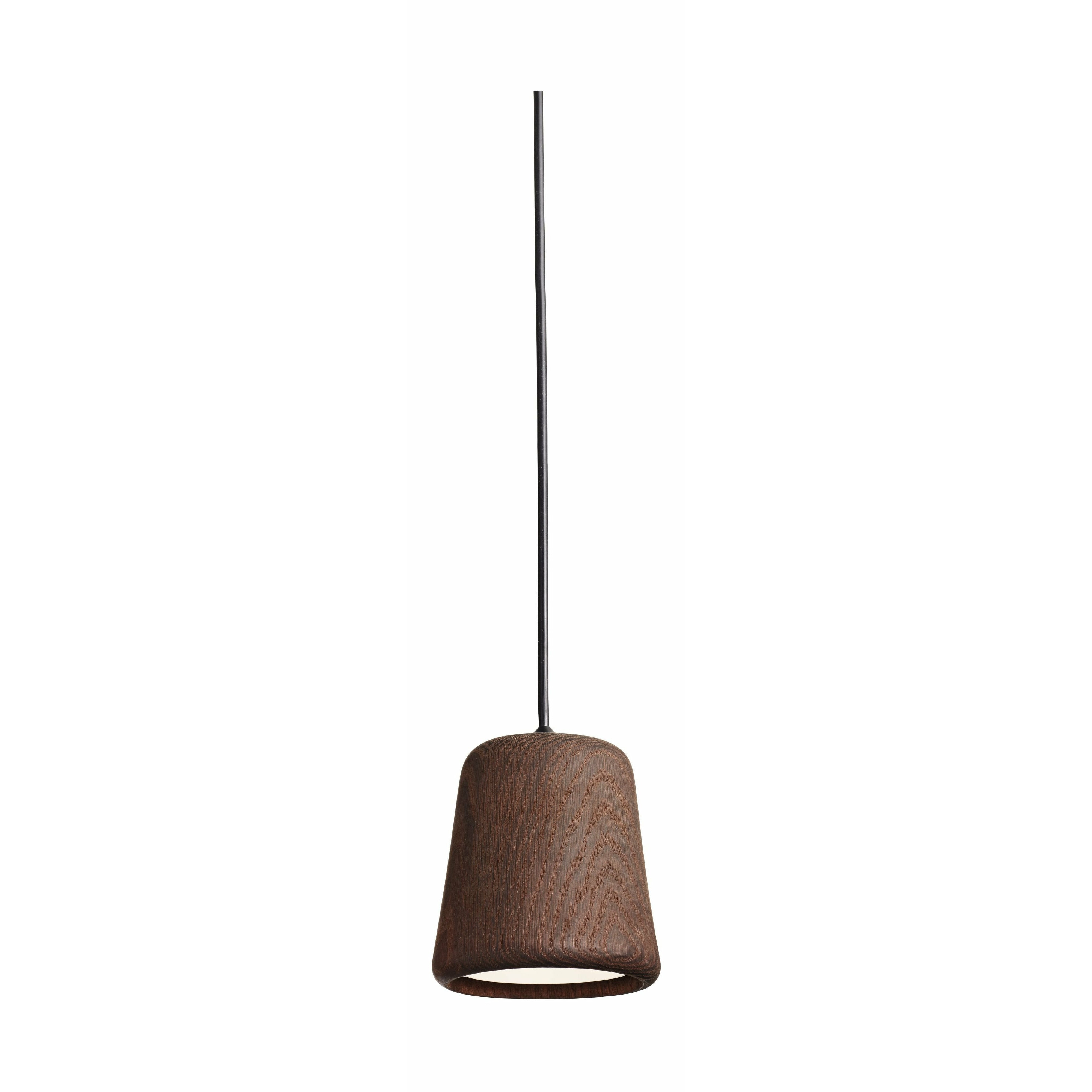 [product_category]-New Works Material Pendant, Smoked Oak/Black Fitting-New Works-5712826201138-20113-NEW-1