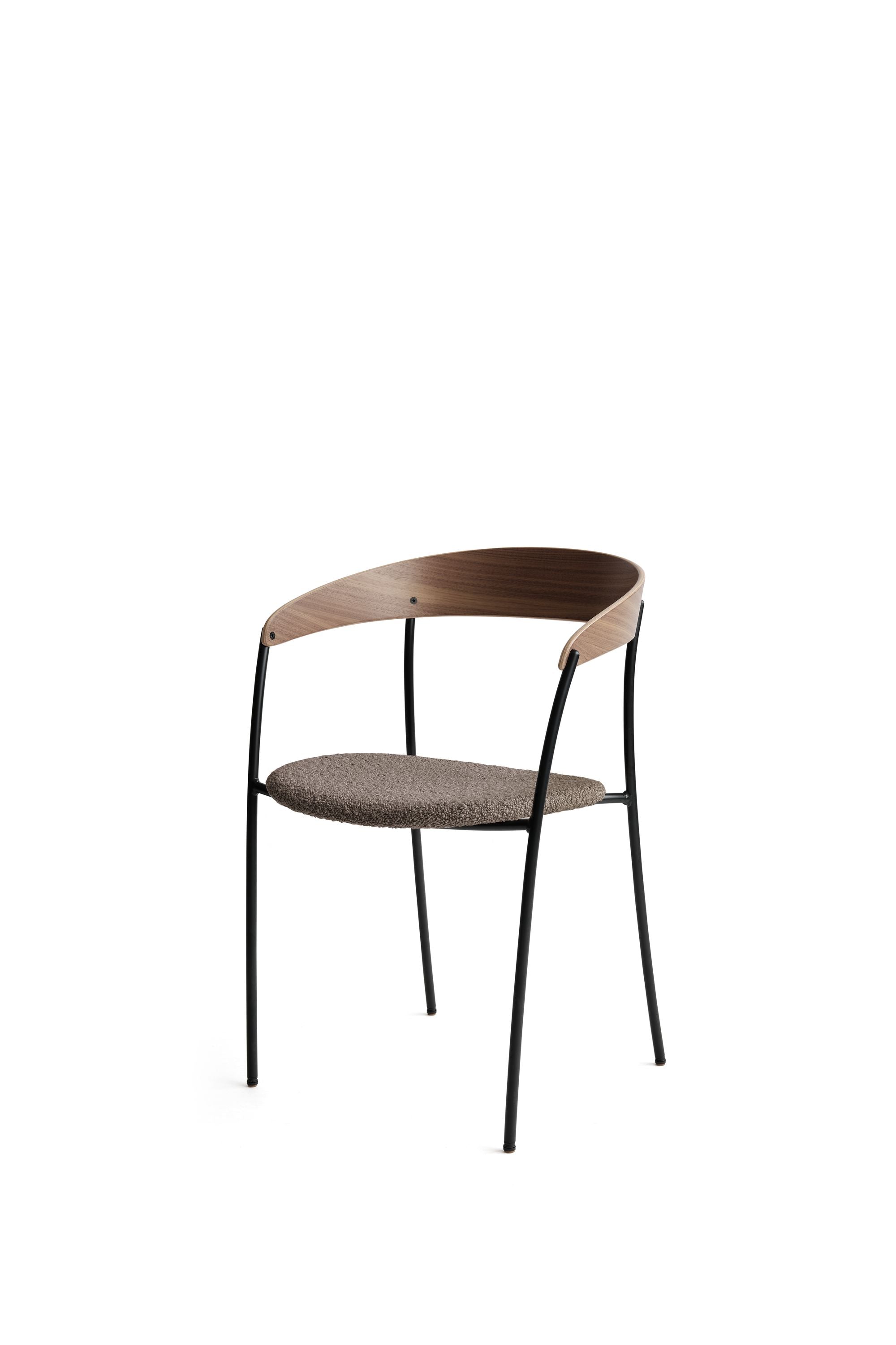 [product_category]-New Works Missing Armchair Walnut, Dark Taupe-New Works-5712826410530-41012NEBA010-NEW-3