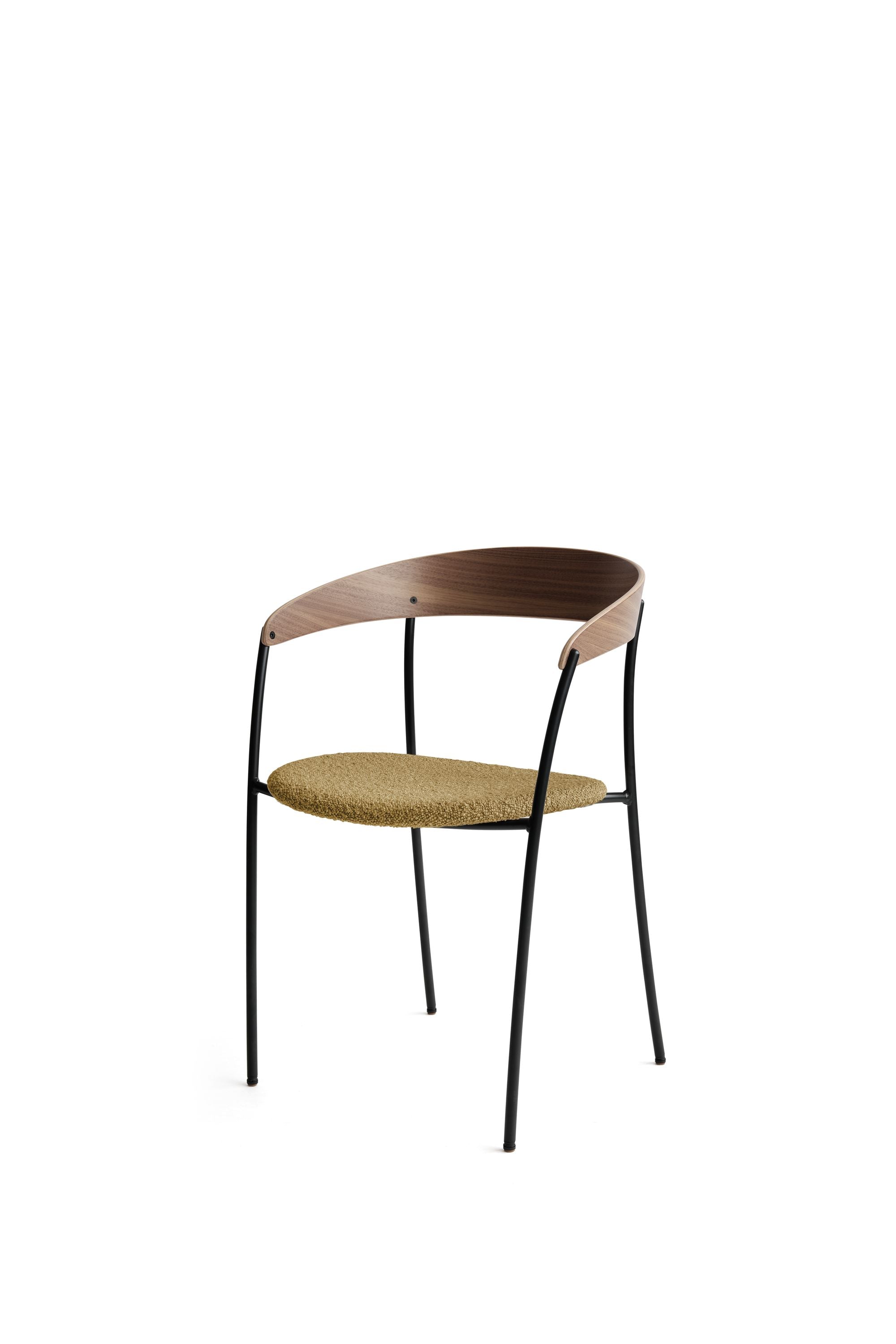 [product_category]-New Works Missing Armchair Walnut, Ocher-New Works-5712826410547-41012NEBA005-NEW-3