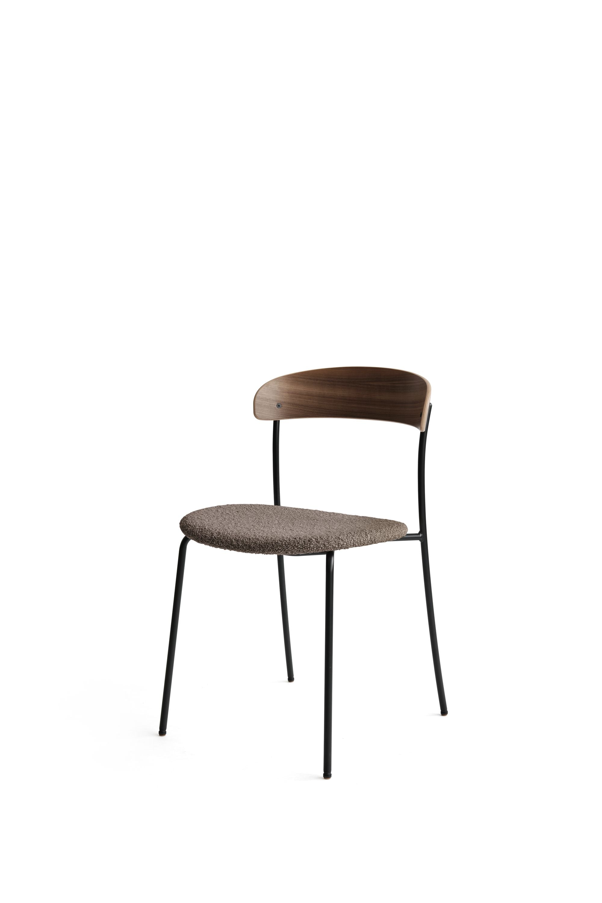 [product_category]-New Works Missing Chair Walnut, Dark Taupe-New Works-5712826410837-41022NEBA010-NEW-3