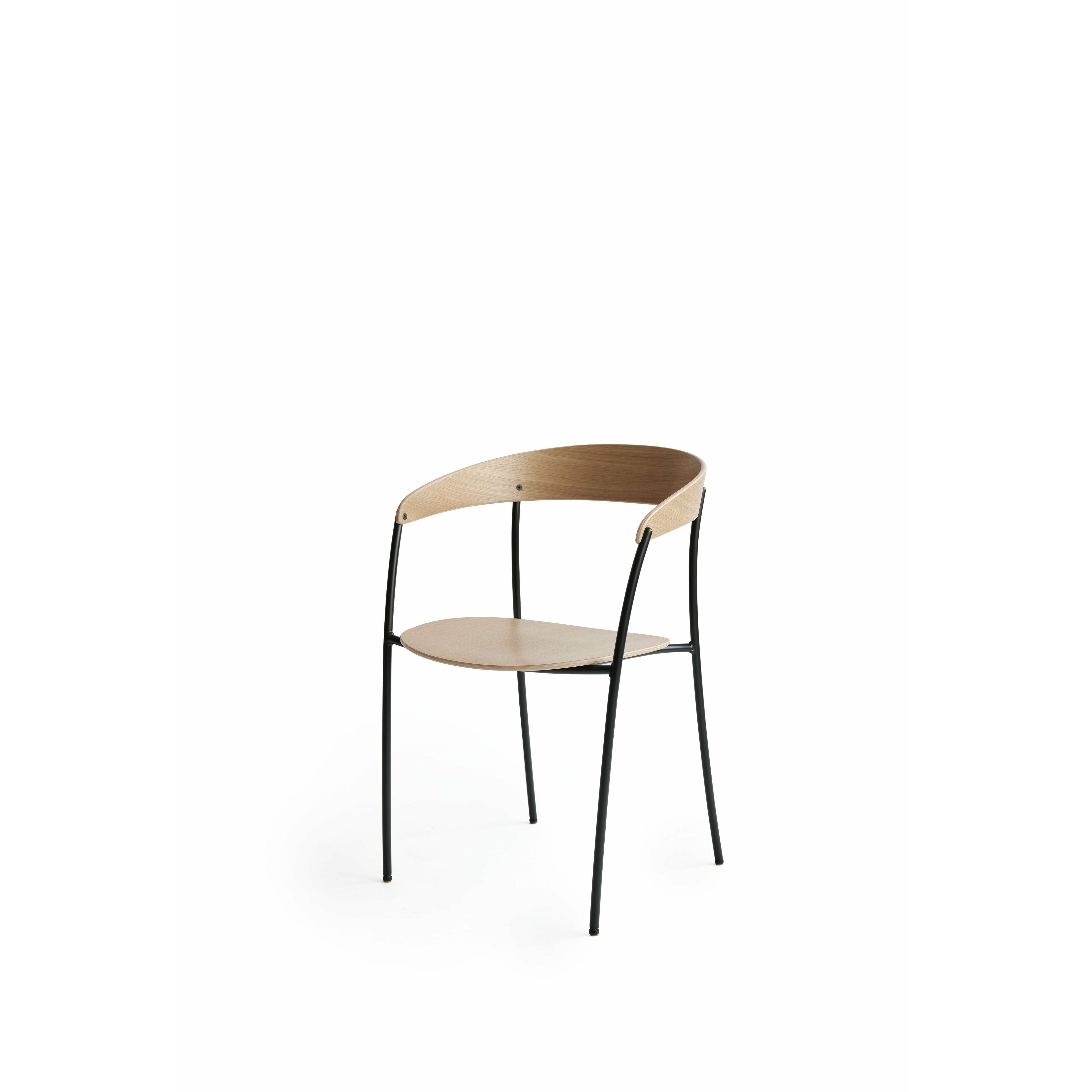 [product_category]-New Works Missing Dining Chair With Armrest, Oak-New Works-5712826410103-41010-NEW-2