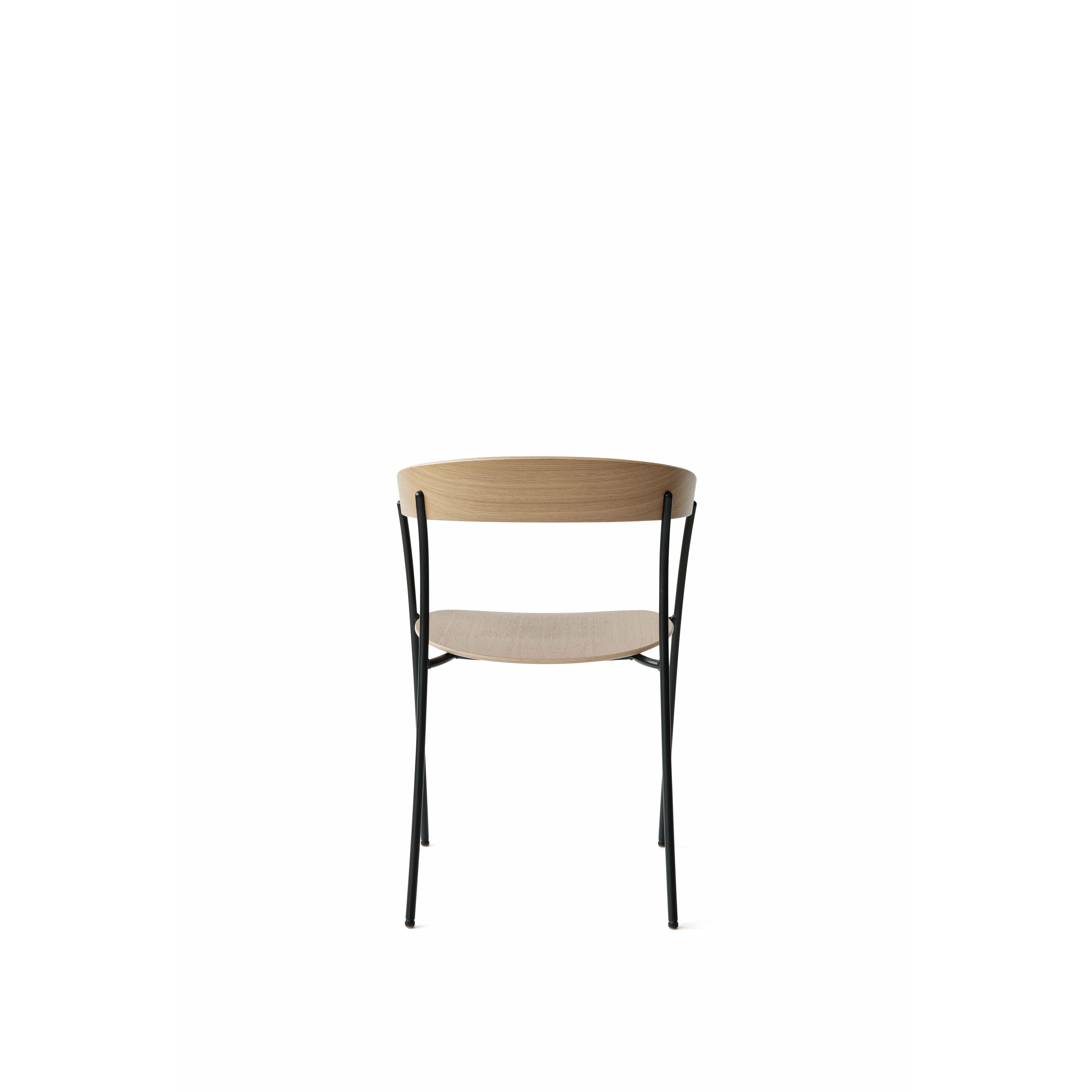 [product_category]-New Works Missing Dining Chair With Armrest, Oak-New Works-5712826410103-41010-NEW-3