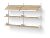 New Works Office Shelf 900, Oak/White