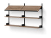 New Works Office Shelf 900, Walnut/Black