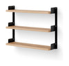 New Works Tea Shelf, Black/Oak