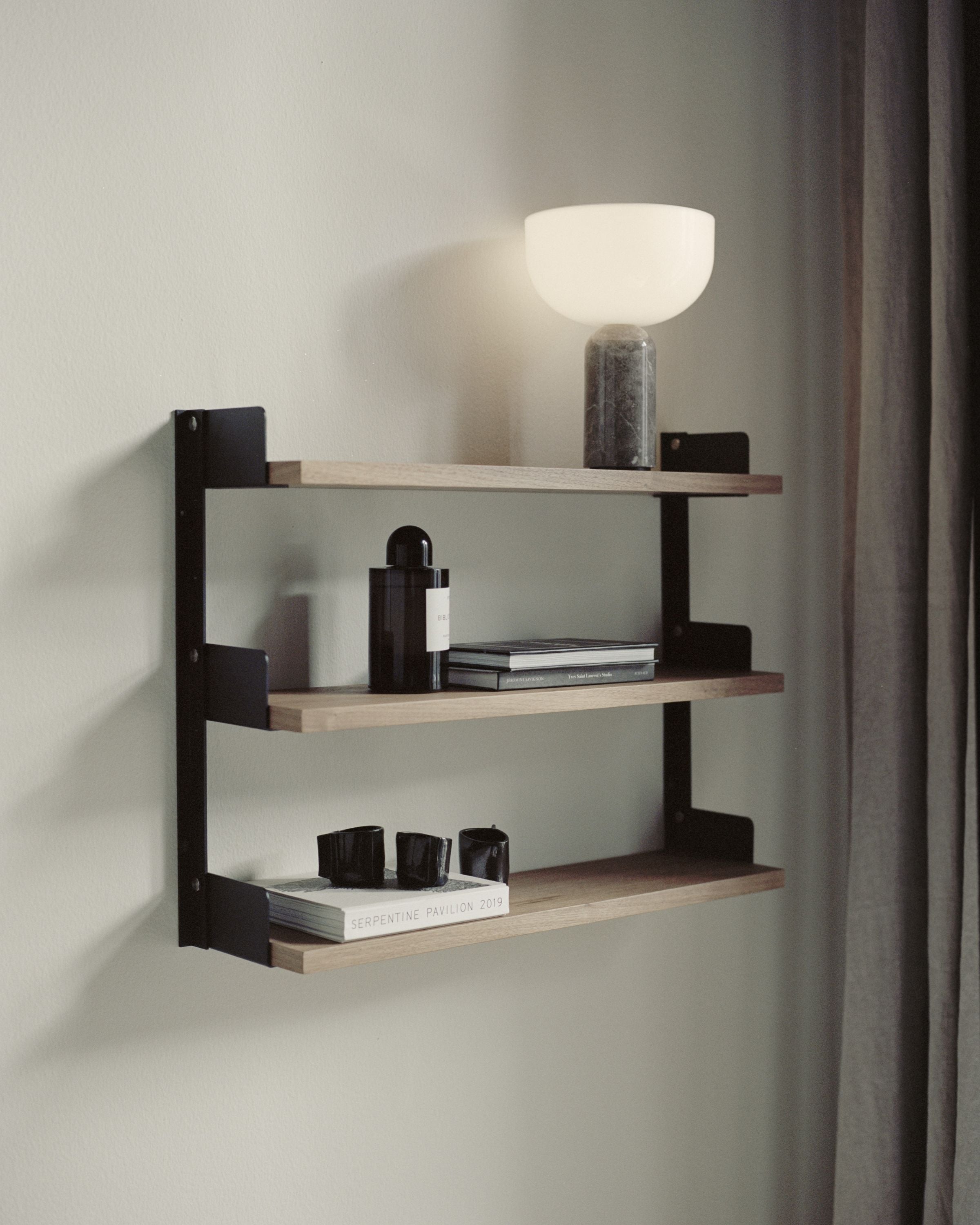 [product_category]-New Works Tea Shelf, Walnut/Black-New Works-5712826419434-41943-NEW-5