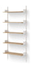 New Works Wall Shelf 1900, Oak/White