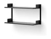 New Works Wall Shelf 450, Black Ash/Black