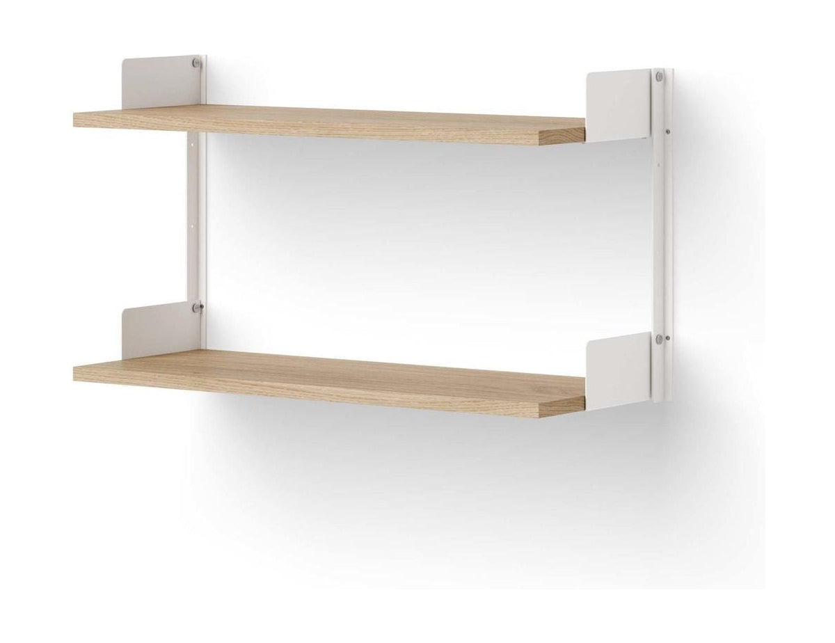[product_category]-New Works Wall Shelf 450, Oak/White-New Works-5712826419311-41931-NEW-1