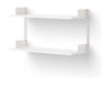 New Works Wall Shelf 450, White/White