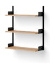 New Works Wall Shelf 900, Oak/Black