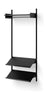 New Works Wardrobe Shelf 1, Black Ash/Black